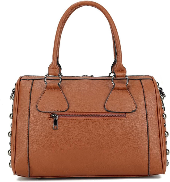 FiveloveTwoDamen 4Tlg. Handtaschen Set Umhängetasche Schultertasche Tasche PU Shopper Clutch Kartenh