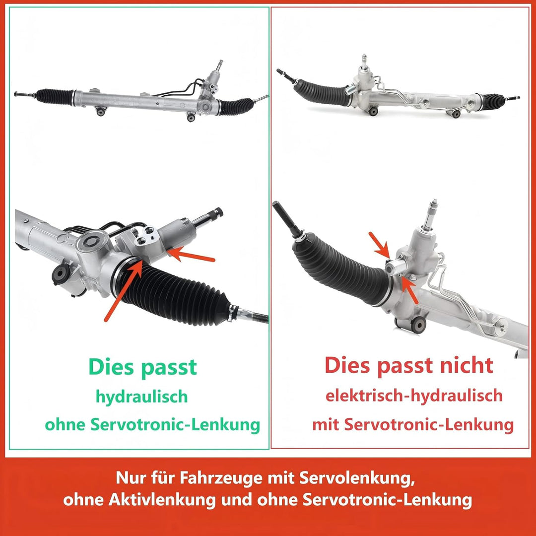 Frankberg Lenkgetriebe Servolenkgetriebe Hydraulisch für Linkslenker Kompatibel mit GL-Klasse X164 G
