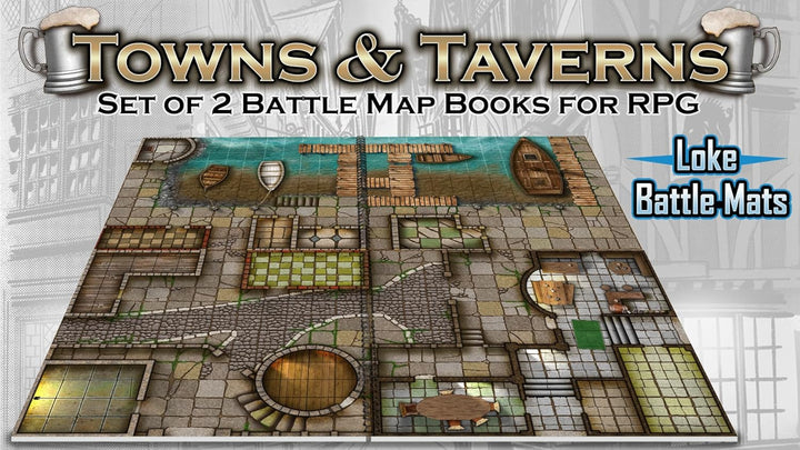 Towns & Taverns Books of Battle Mats