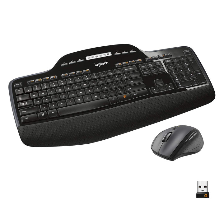 Logitech MK710 Kabelloses Tastatur-Maus-Set, 2.4 GHz Verbindung via Unifying USB-Empfänger, 3-Jahre