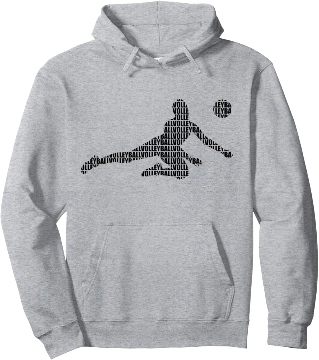 Volleyball Volleyballer Volleyballspieler Beachvolleyball Pullover Hoodie