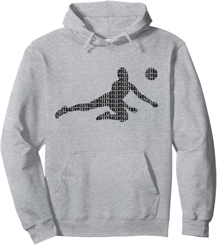 Volleyball Volleyballer Volleyballspieler Beachvolleyball Pullover Hoodie