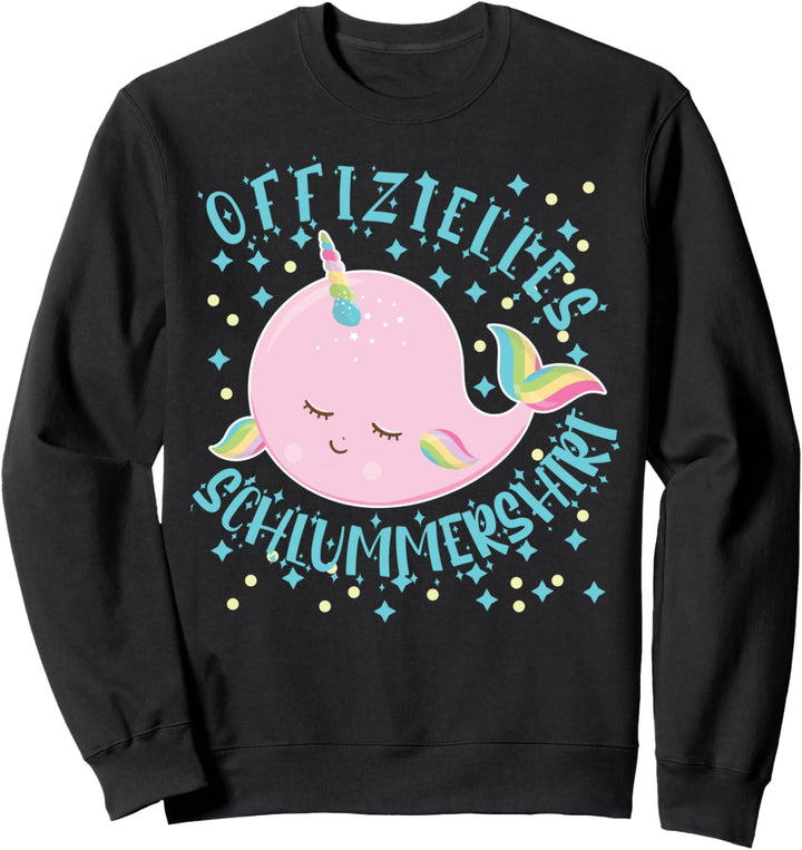 Lustiges Wal Design als Schlaf-Outfit Offizielles Schlummer Sweatshirt