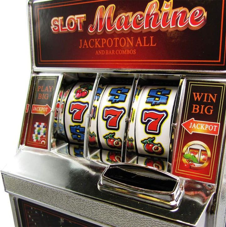 Monsterzeug Slot Machine Spardose - Einarmiger Bandit Spielautomat mit Sound und Licht, Kreative Ver