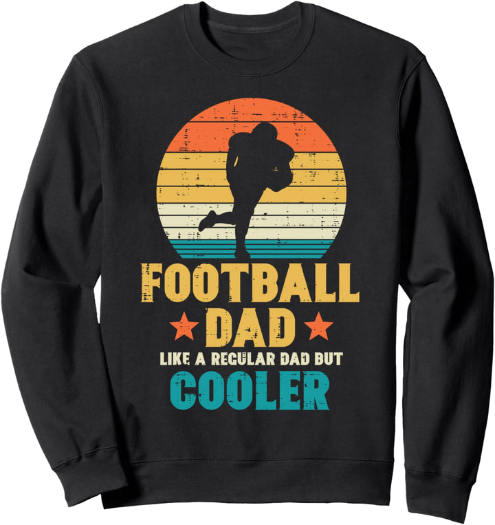 American Football Dad Cooler Retro Spieler Daddy Papa Herren Sweatshirt