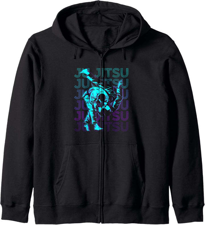 Ju Jitsu Jiu Jitsu Jujutsu Retro Kapuzenjacke