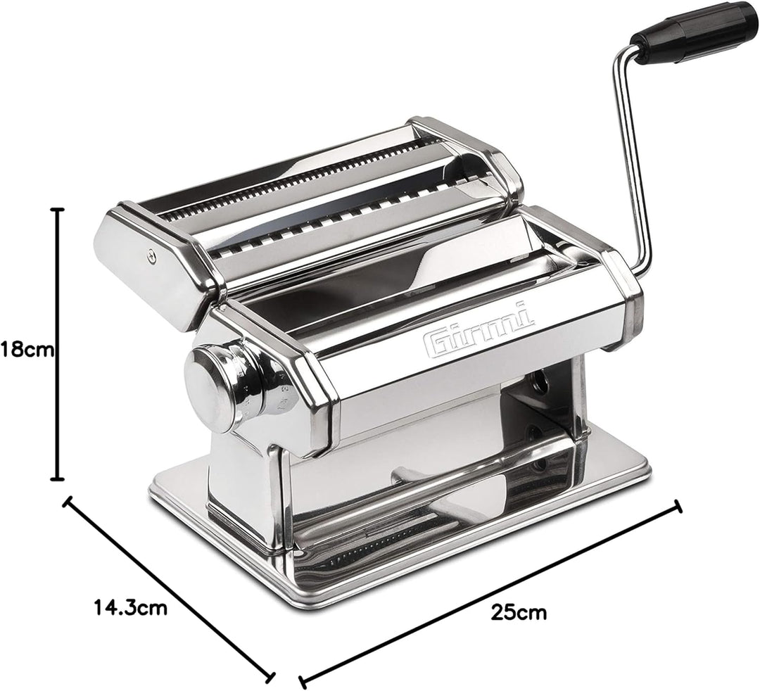 Girmi IM90 Nudelmaschine, 9 Einstellungen, Aluminiumrollen 15 cm,