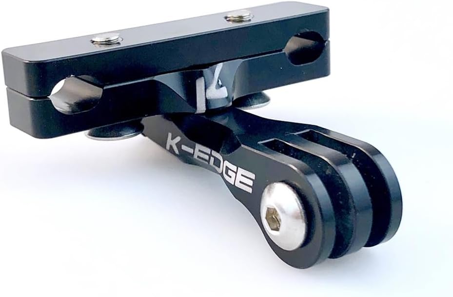 K-Edge Unisex – Erwachsene GO Big GoPro Halterungen, Black Anodize, One Size