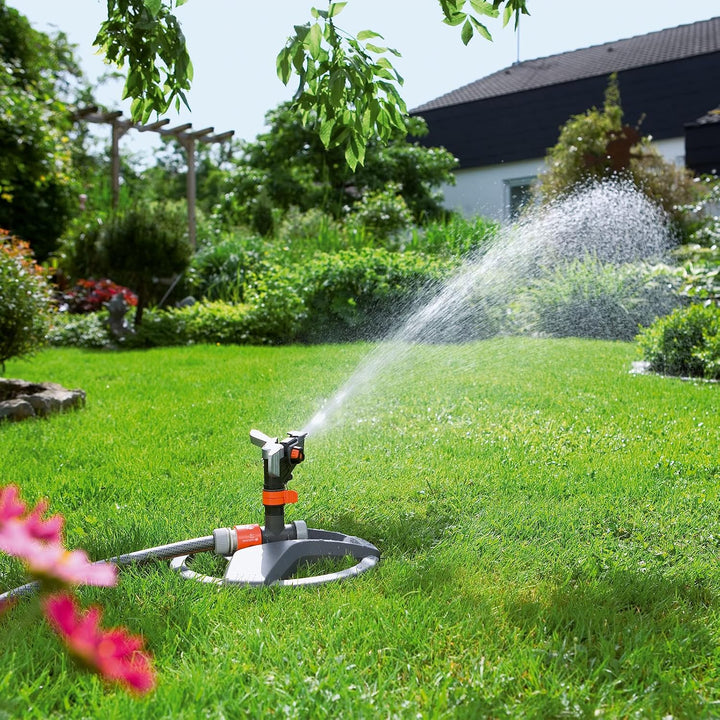 Gardena Premium Impuls-, Kreis- und Sektorenregner (auf Kunststoffschlitten): Premium-Regner zur Bew