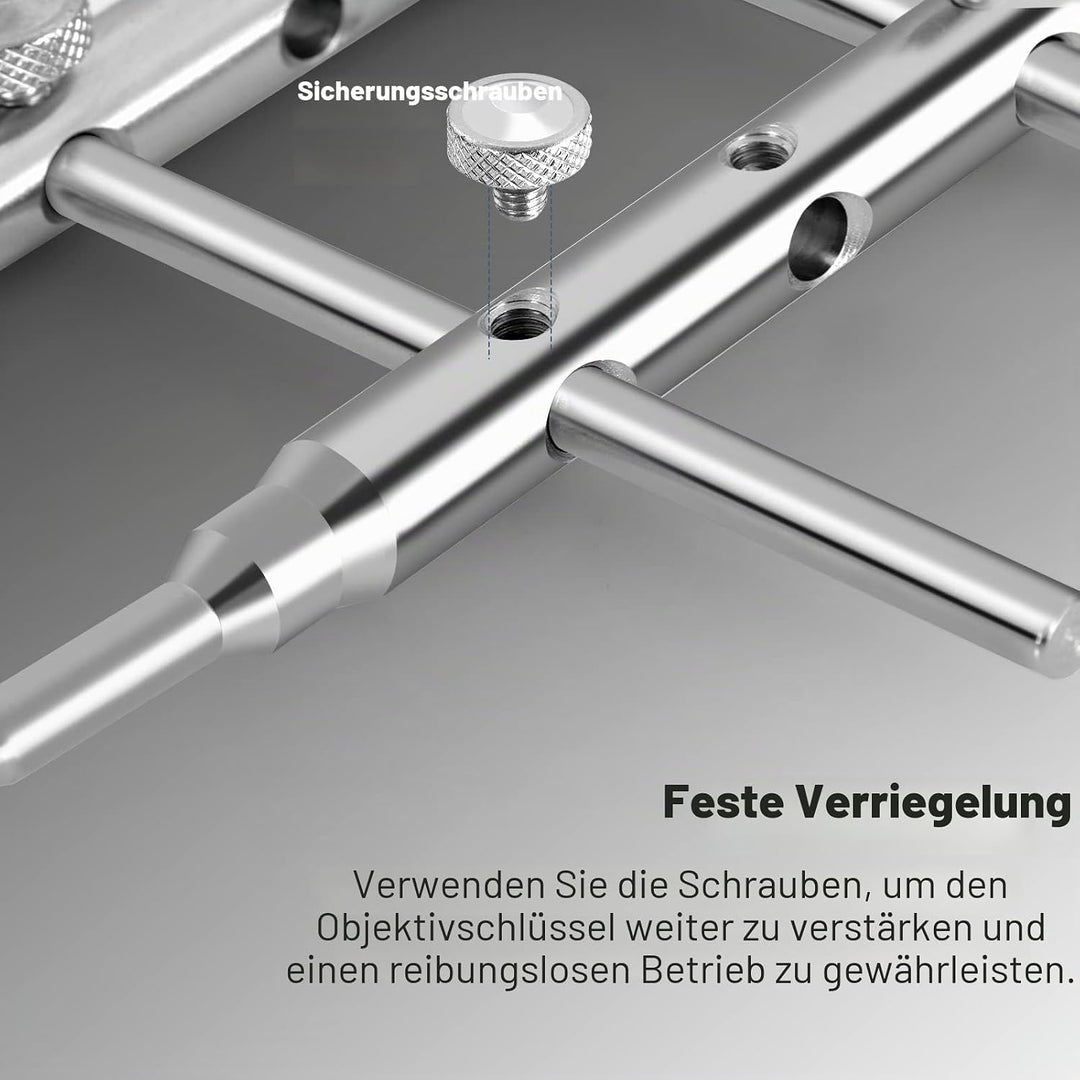 Neewer Professionelle Gekrümmte Spitzen Objektiv Spannschlüssel Reparatur-Öffnungs-Werkzeug Edelstah