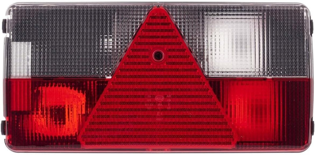HELLA - Heckleuchte - Glühlampe - 12V - geschraubt/Anbau - Lichtscheibenfarbe: transparent - Stecker