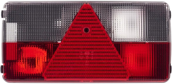 HELLA - Heckleuchte - Glühlampe - 12V - geschraubt/Anbau - Lichtscheibenfarbe: transparent - Stecker