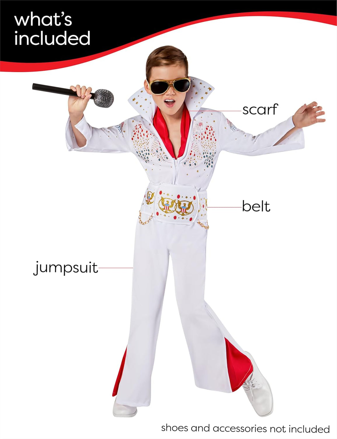 Elvis Deluxe Costume Child Large