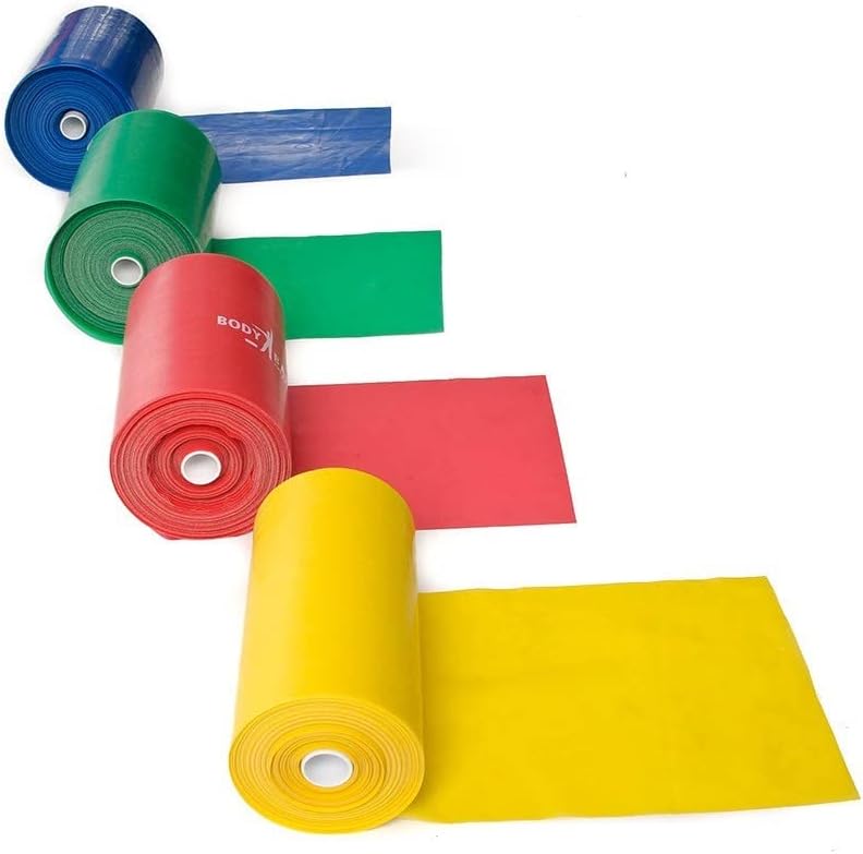 DITTMANN Body Band Fitnessband Gymanstik Expander Kraft 25m gelb (leicht)