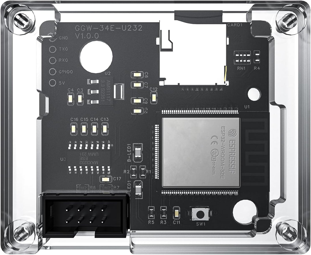 Genmitsu GGW-U232 Kabelloses Wi-Fi-Modul-Kit, G-Code-Senden per App, Fernbedienung und Monitor-CNC-O