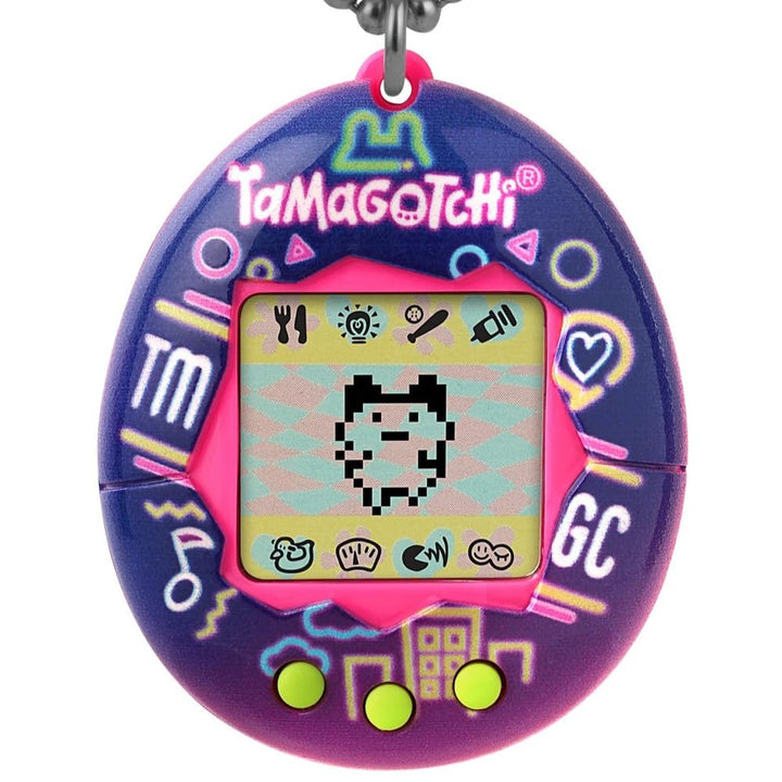 BANDAI-Tamagotchi Virtuelles Haustier Neon Lights 42974 Neonlichter, Neonlichter