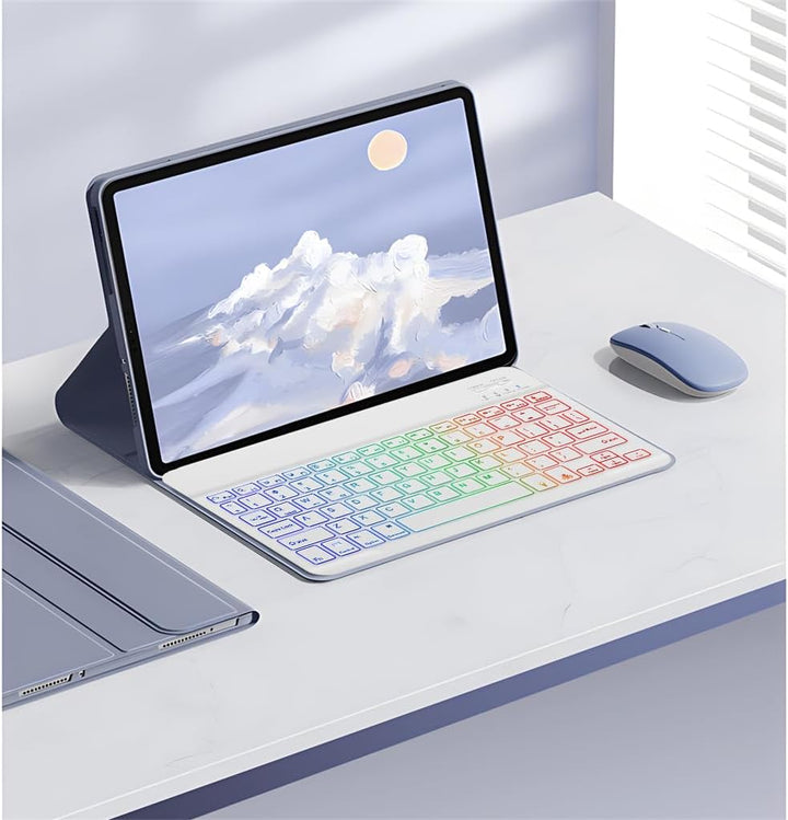 HLTOOP Tastatur Hülle für Lenovo Tab P11 (TB-J606) / P11 Plus 11 Zoll 2021 (TB-J616F/TB-J607), QWERT