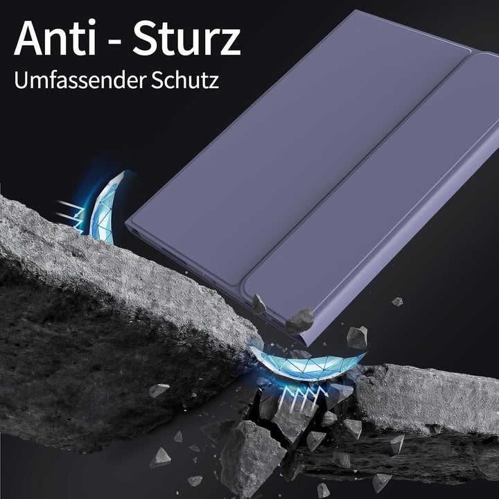 zoyu Hülle mit Tastatur für iPad Air 11 Zoll 2025/2024, für iPad Air 10,9 Zoll 2022/2020 5./4. Gener