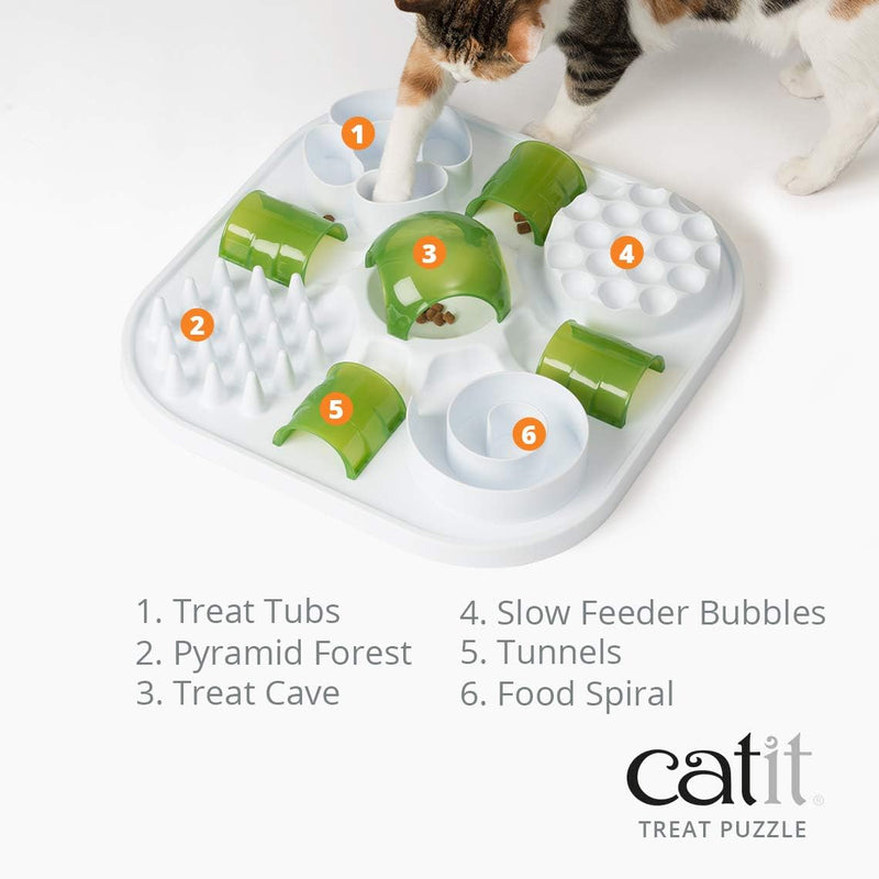 Catit Play Treat Puzzle, interaktives Spielzeug für Katzen