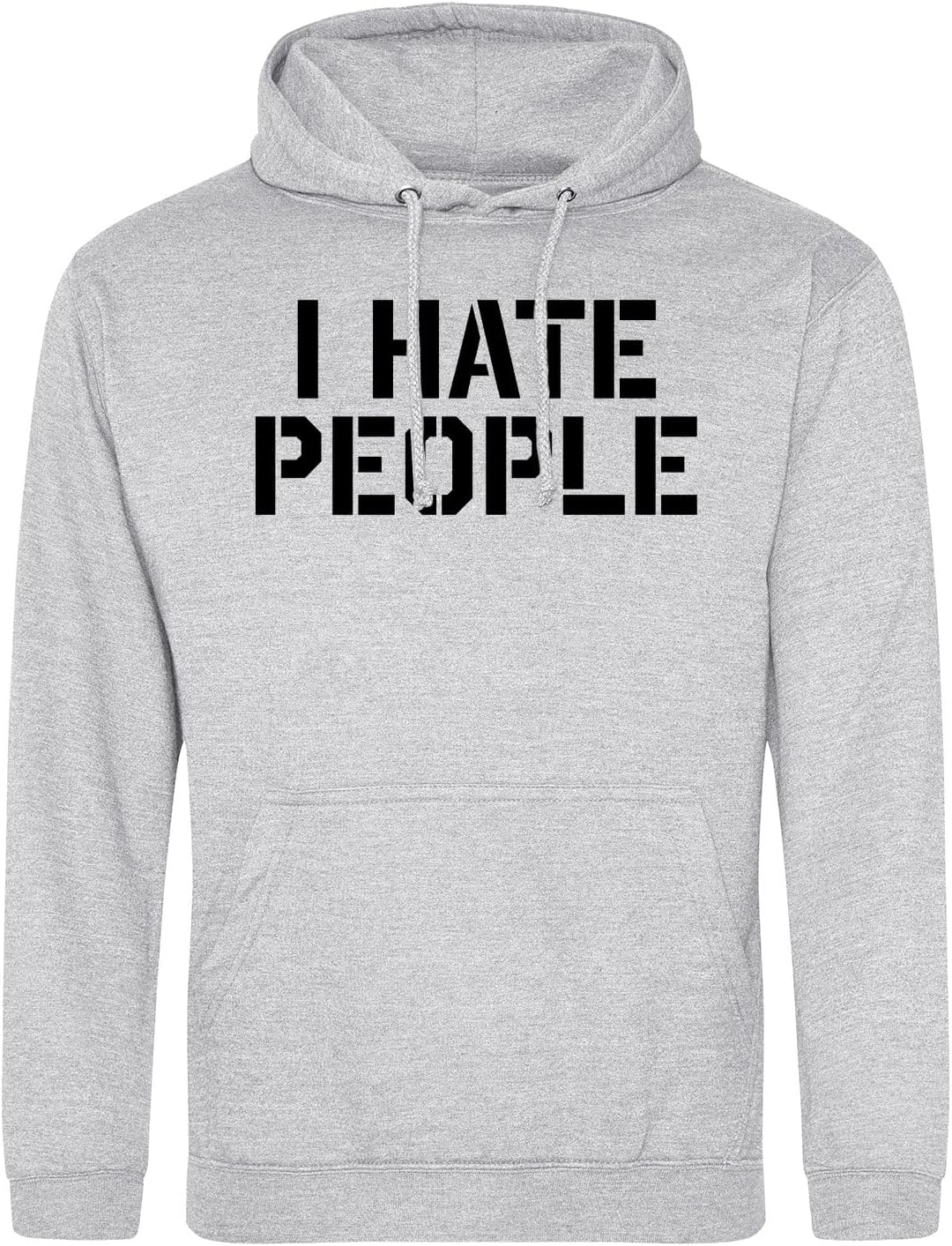 huuraa Unisex Hoodie I Hate People Pullover Vegan Grösse S-3XL mit witzigem Spurch Geschenk Idee für