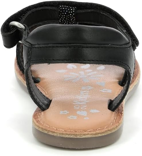 Kickers Mädchen Diamanto Sandale 25 EU Schwarz Glänzend, 25 EU Schwarz Glänzend