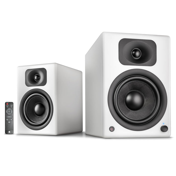 wavemaster TWO PRO white – Regallautsprecher-System (110 Watt) mit Bluetooth-Streaming, digitalen An