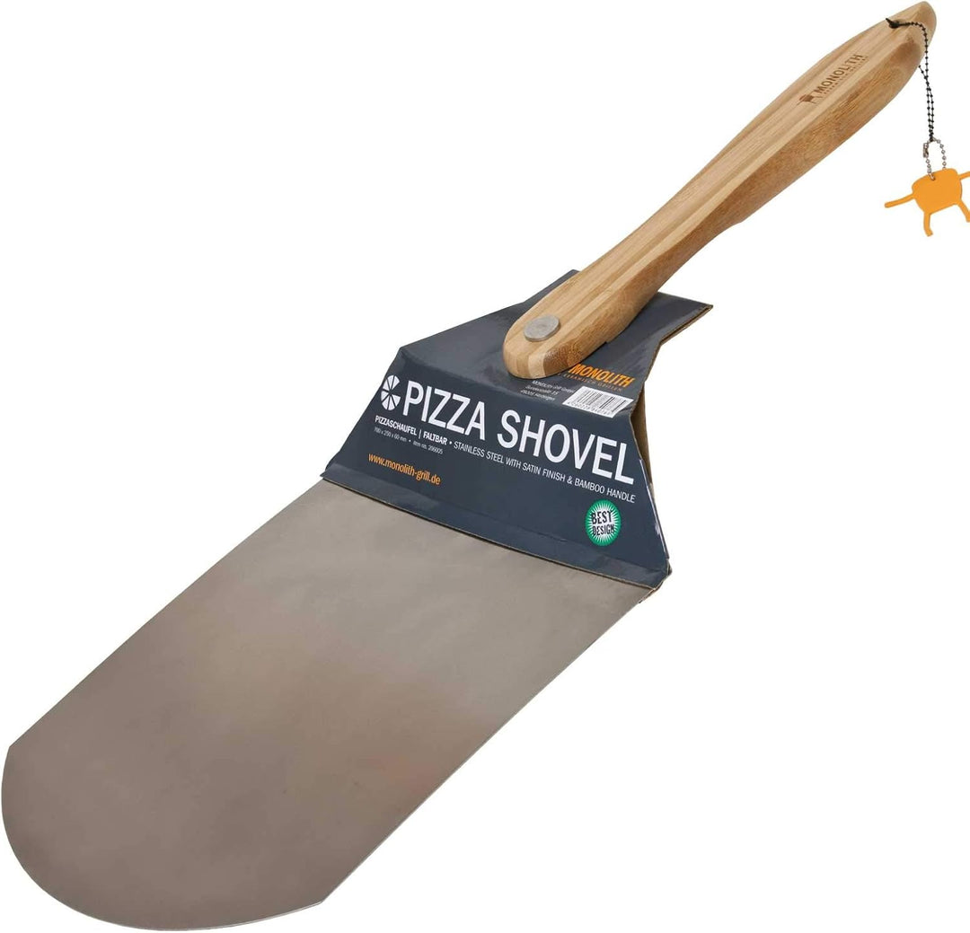 MONOLITH Pizza Set Junior/Icon - Pizzastein 26 x 1,5 cm - Pizzaheber - Pizza Cutter