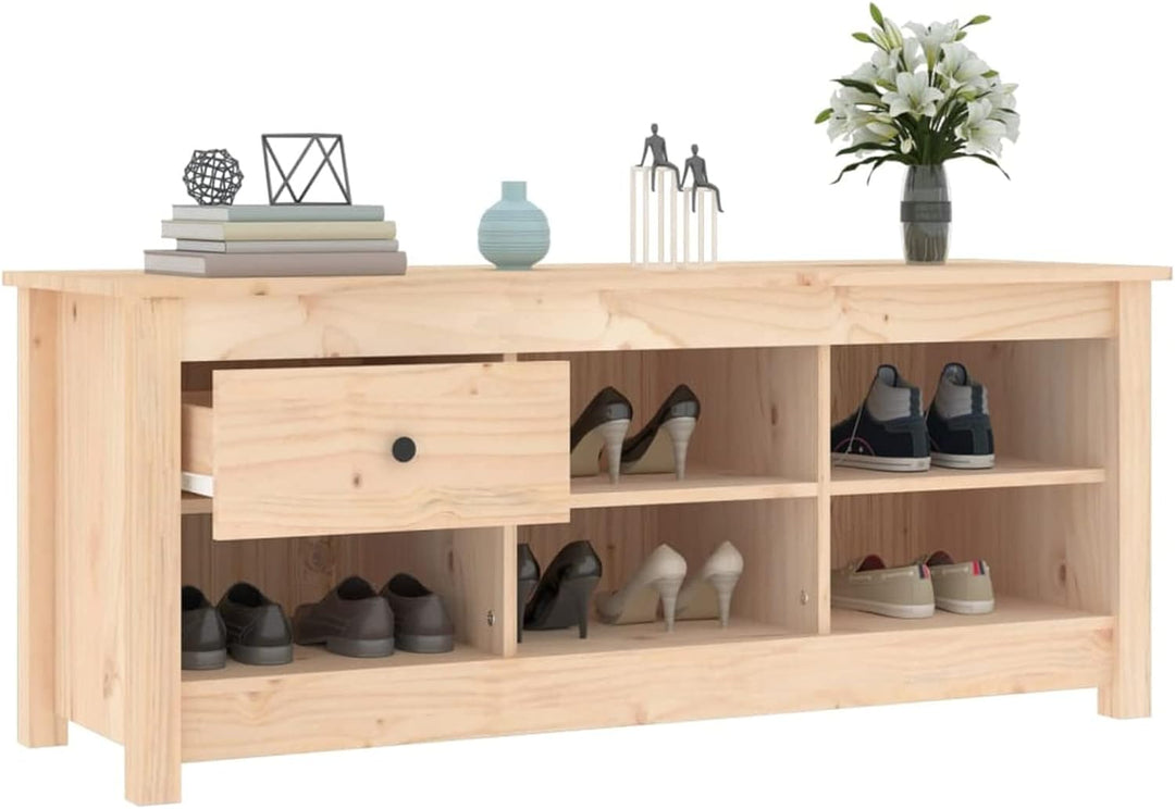 Tidyard Schuhschrank mit Schublade und 5 Fächer Schuhkommode Schuhregal Schuhablage Schuhaufbewahrun
