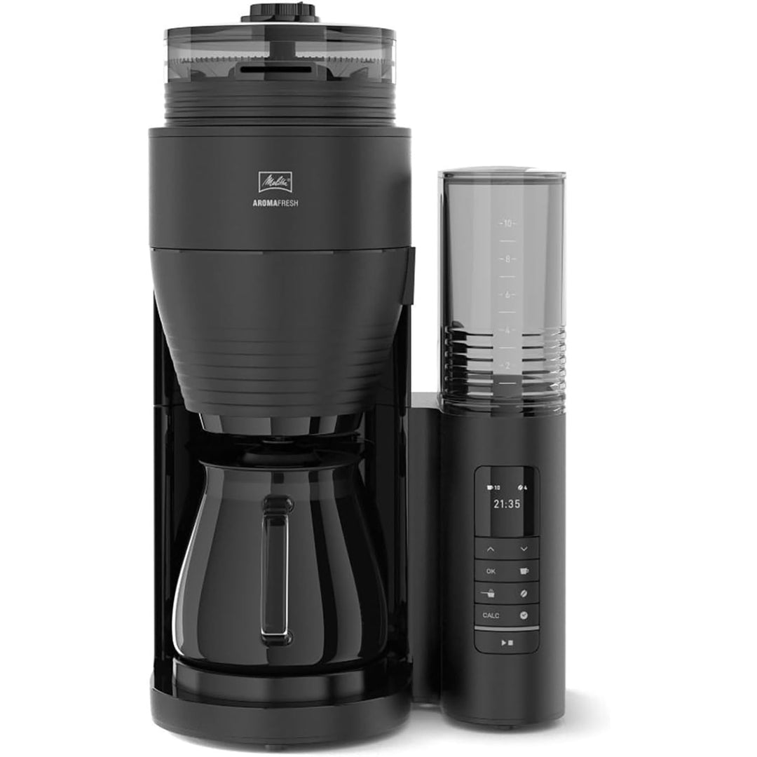 Cafetière Filter, AromaFresh Glass Pro, 10 Tassen, Schwarz