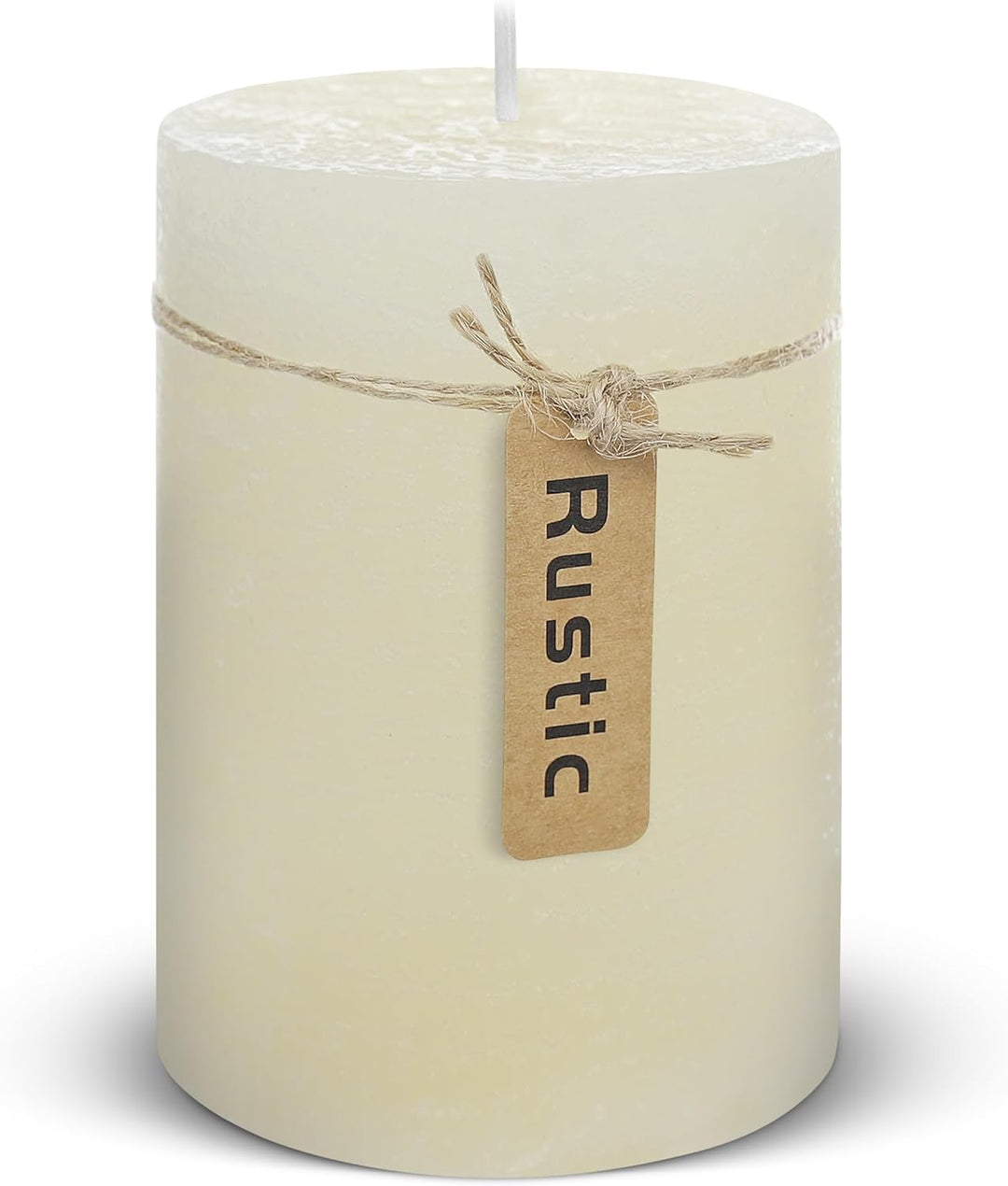 Brandsseller Stumpenkerze 4er Set | 9x15 cm | Weihnachtskerze | Adventskranz | Creme 9 x 15cm | 4er-