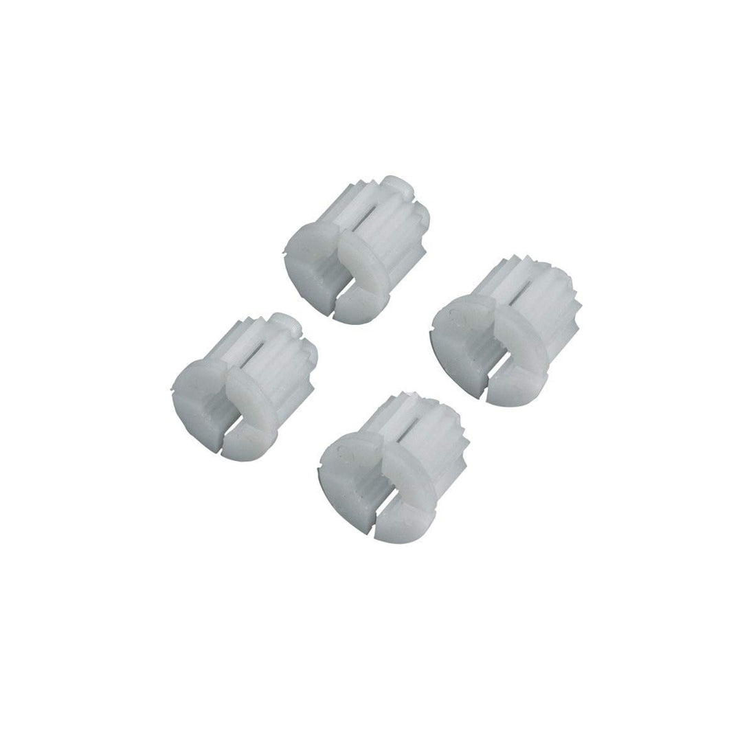 4 x Rastbuchsen Set für Knebel-Innenoberteile 1/2" und 3/8" mit Vielzahn Achse in Zweigriff-Armature