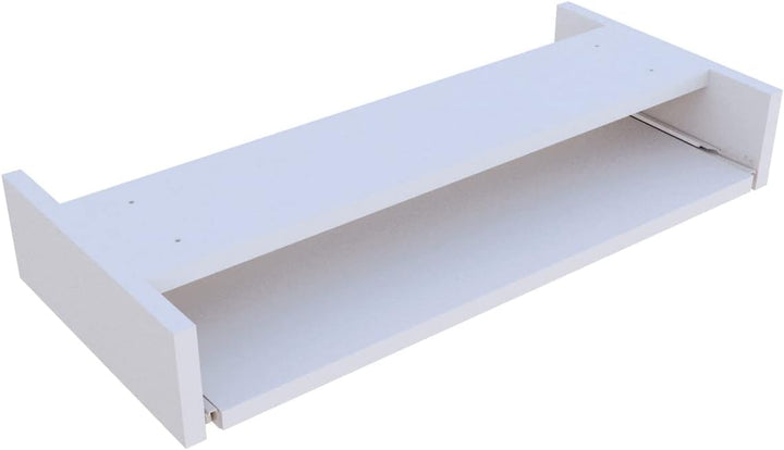 Henor Abnehmbare Tastaturablage aus Holz 70 x 31 x 9 cm unter Schreibtisch Grau 70x31x9 Grau, 70x31x