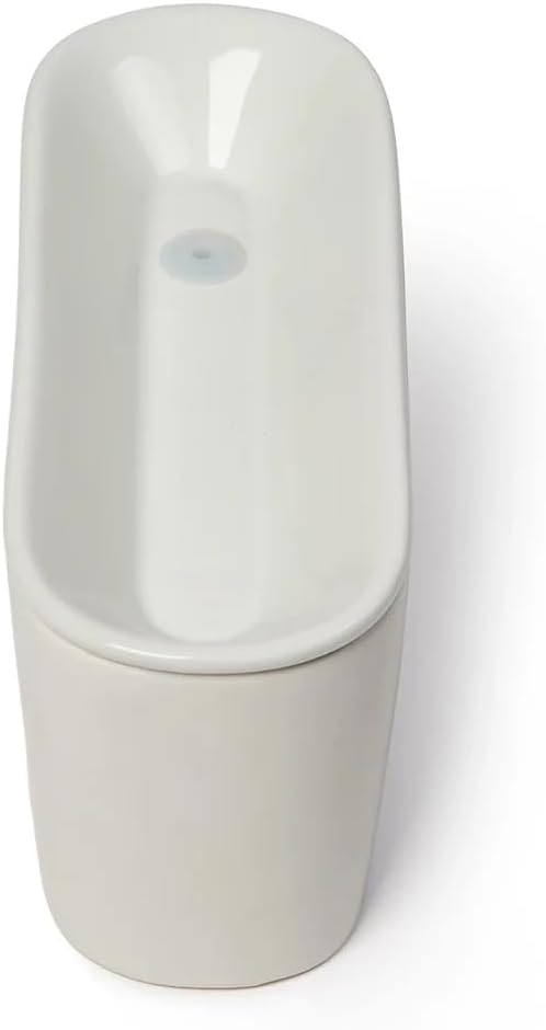 Cat Mate USB Keramik-Trinkbrunnen – Für Katzen und kleine Hunde mit 3-Stufen-Filtersystem, Hellgrau,