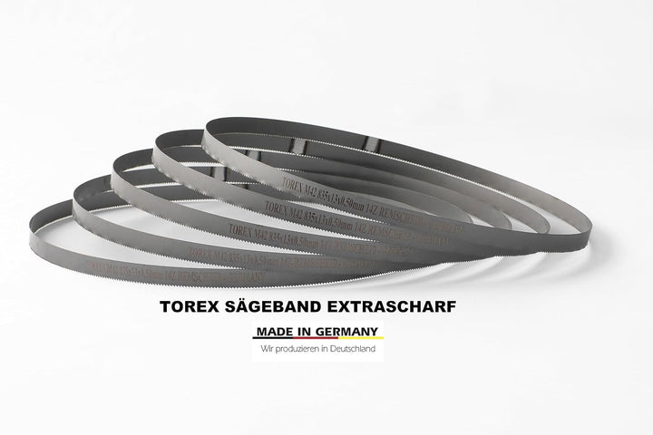 5 x Bimetall Sägeband 733x13x0,5mm 24 ZpZ für Akku Bandsäge für Akku Bandsäge Bosch 2608649001