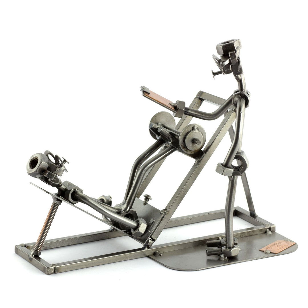 Steelman24 I Schraubenmännchen Fitness-Trainer I Made in Germany I Handarbeit I Geschenkidee I Stahl