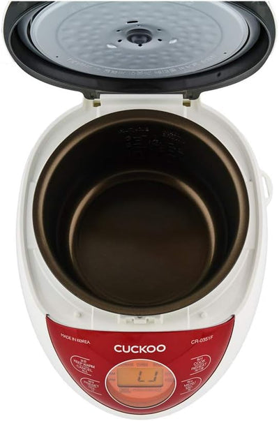 CUCKOO CR-0351F el. Reiskocher, Fuzzy Logic, 0,54l / 425W für 3 Personen