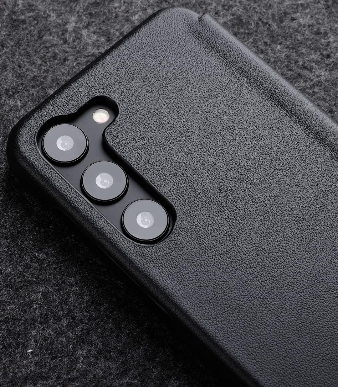 STILGUT Book Case kompatibel mit Samsung Galaxy S23 Hülle aus Leder, Lederhülle, Klapphülle, Handyhü