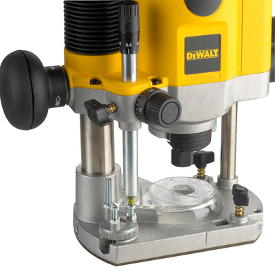 DeWalt 1.100 Watt Oberfräse (Leerlaufdrehzahl 8.000 - 24.000 min-1, Fräskorbhub 55 mm, max Fräs-ø 36