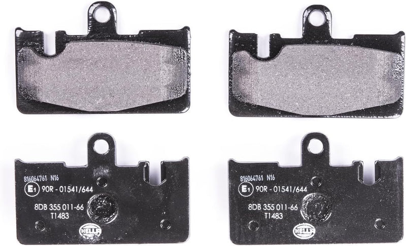 HELLA PAGID 8DB 355 011-661 Bremsbelagsatz - T1483 - Dicke/Stärke: 15mm - Bremssystem: Akebono - für