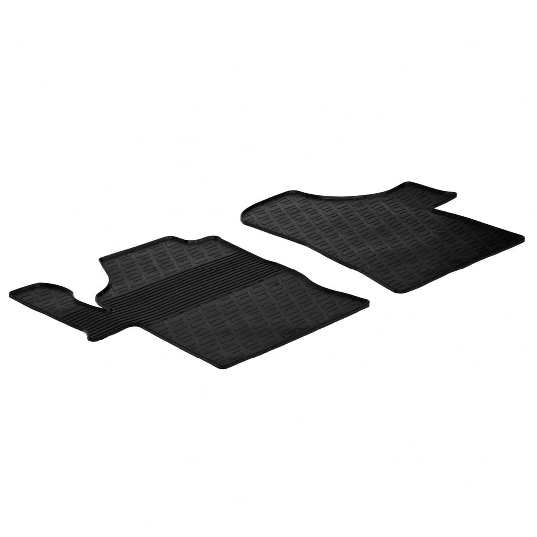 GLEDRING 0913 Satz Gummimatten passend für Mercedes Viano/Vito 2010-2014 (G Profil 2-teilig), Schwar