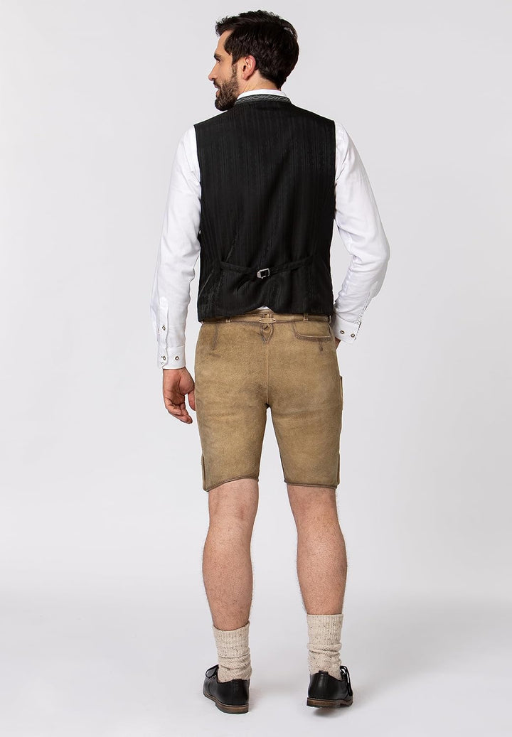 Stockerpoint Herren Vittorio Trachtenweste 48 Schwarz, 48 Schwarz