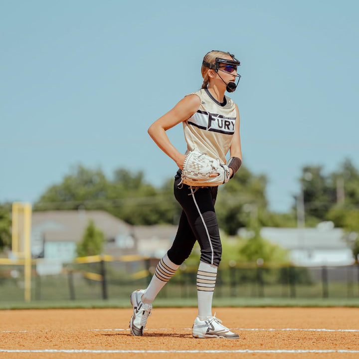 RIP-IT Defense Softball Fielder's Mask - Leichte, sichere Passform bietet maximalen Schutz und Komfo