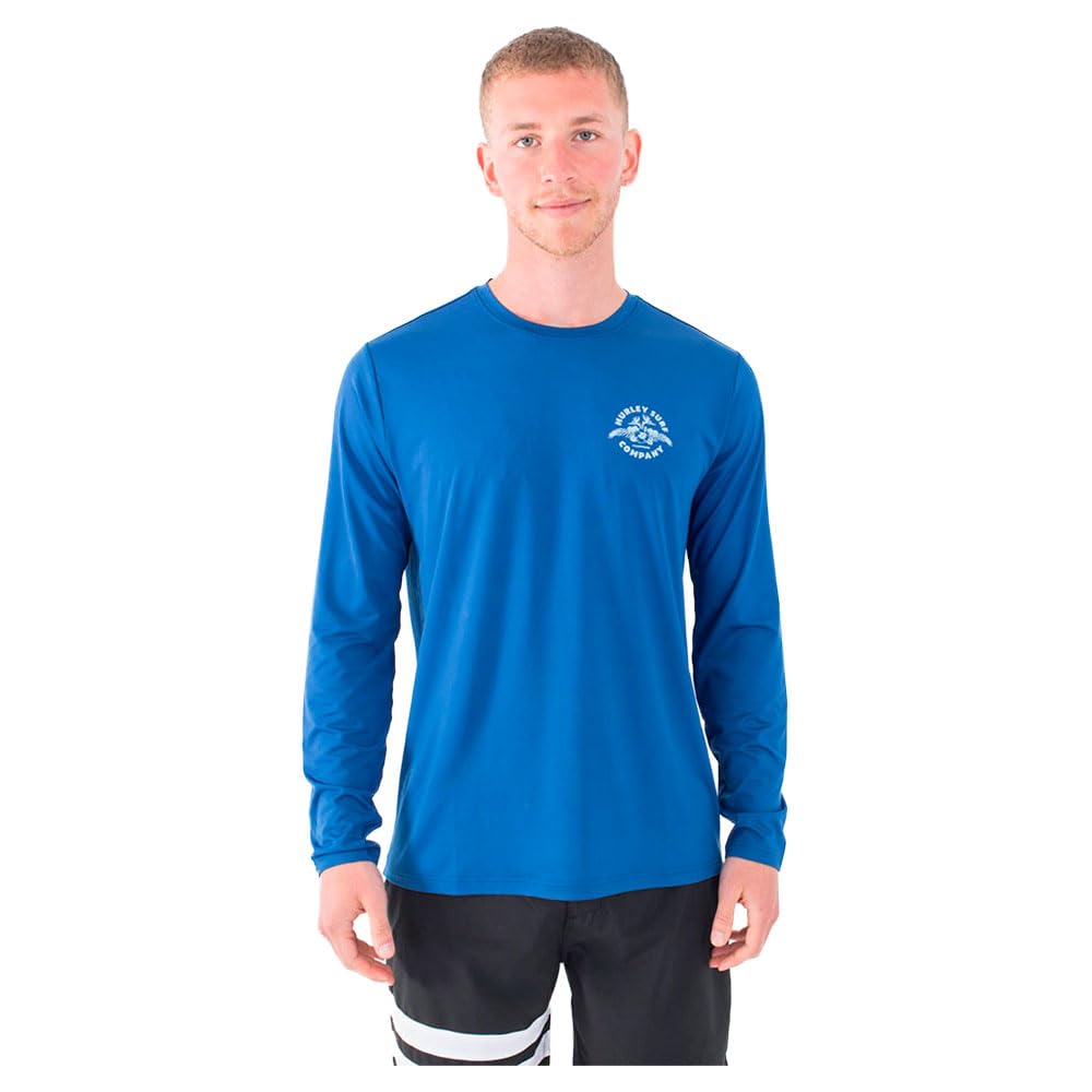 Hurley Herren Evd Hybrid UPF Ls ausschlagschutzhemd, Abyss