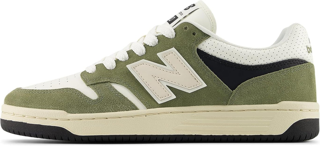 New Balance Herren 480Sneaker 37 EU Dark Olivine, 37 EU Dark Olivine