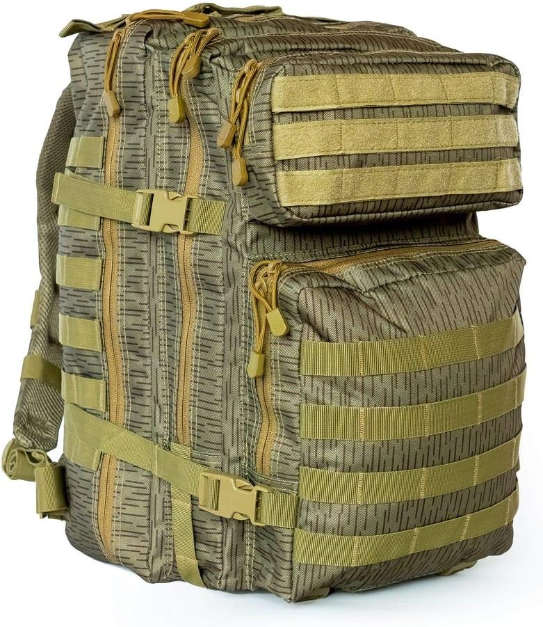 US Army Assault Pack II Rucksack Einsatzrucksack Back 50 ltr. Liter in NVA Strichtarn