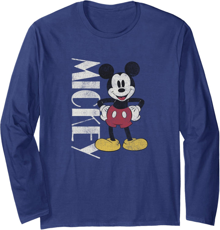Disney Mickey And Friends Mickey Vintage Stance Langarmshirt
