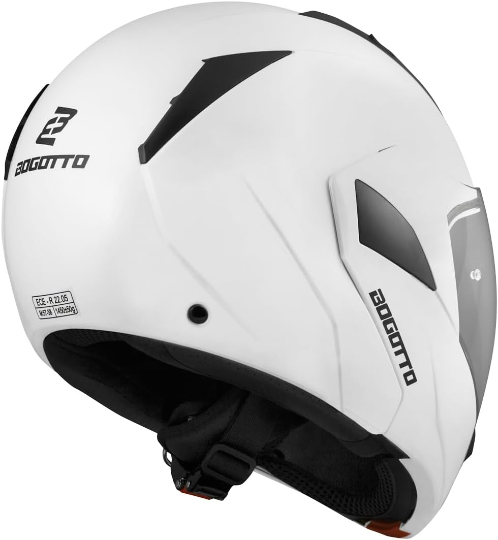 Bogotto V280 Klapphelm XS Weiss, XS Wei&#xDF;