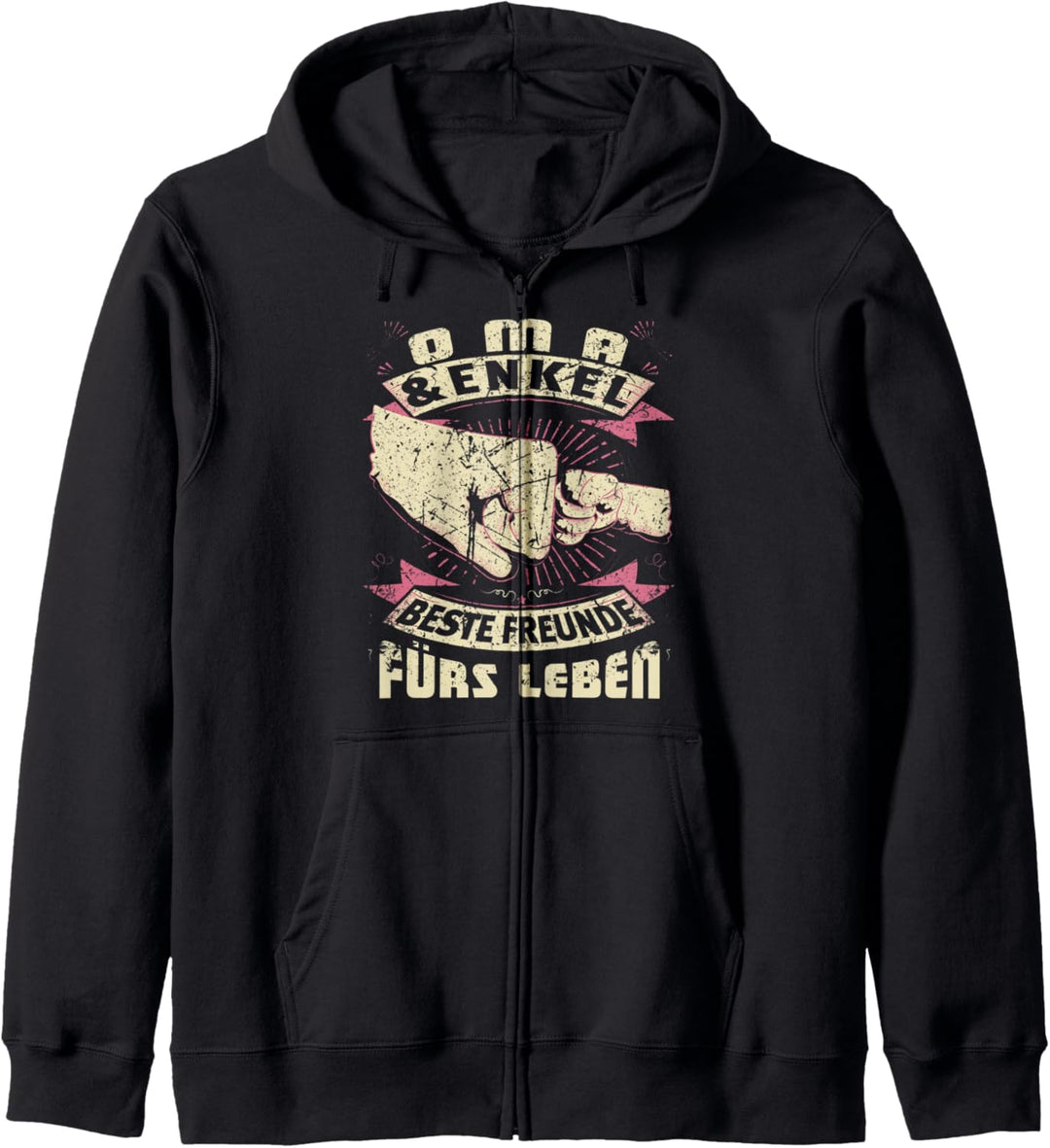 Oma Enkel Partnerlook Grossmutter Muttertag Lustig Geschenk Kapuzenjacke