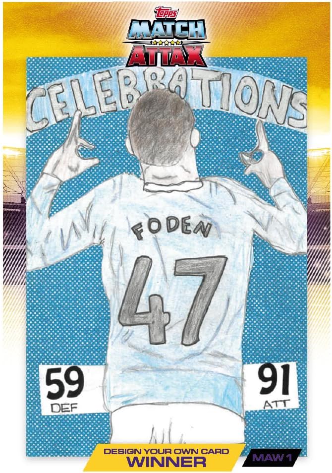 Topps UCC Match Attax 2025/26 - Full Box - Enthält 32 Päckchen mit 4 speziellen Einsteckkarten pro P