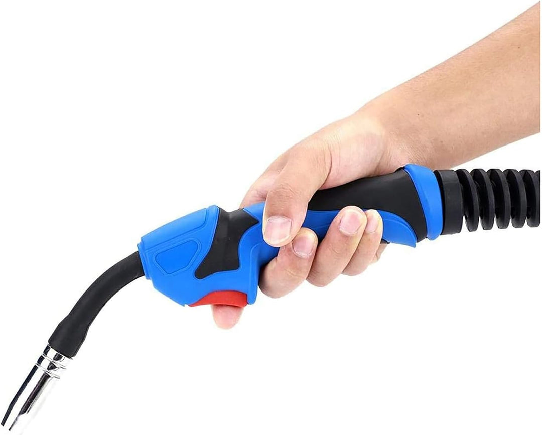 MIG/MAG Schweissbrenner, Schlauchpaket MB15 Welding Torch CO² Schutzgas Schweissbrenner 4m, mit Euro